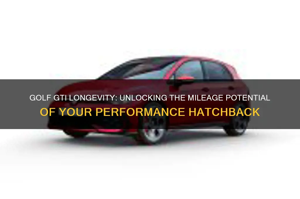 how many miles do golf gti