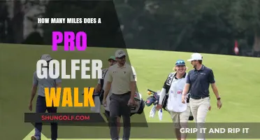 Pro Golfer's Walk: Uncovering the Surprising Miles They Cover