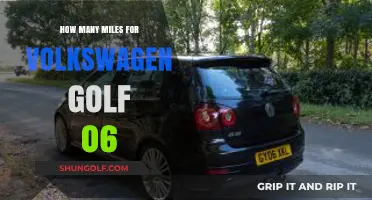 Volkswagen Golf 06 Mileage: How Many Miles Can It Last?