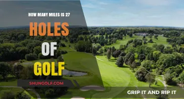 Walking the Course: Understanding the Distance of 27 Holes in Golf