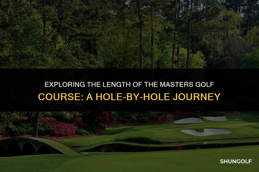 how many miles is the masters golf course