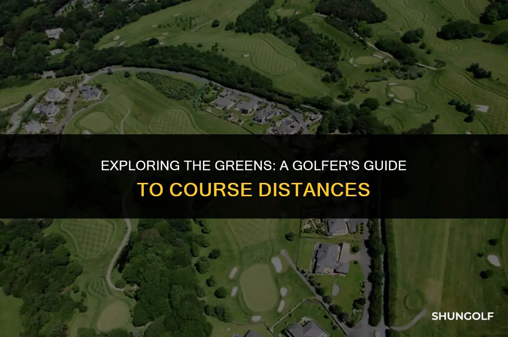 how many miles is walking an average golf course