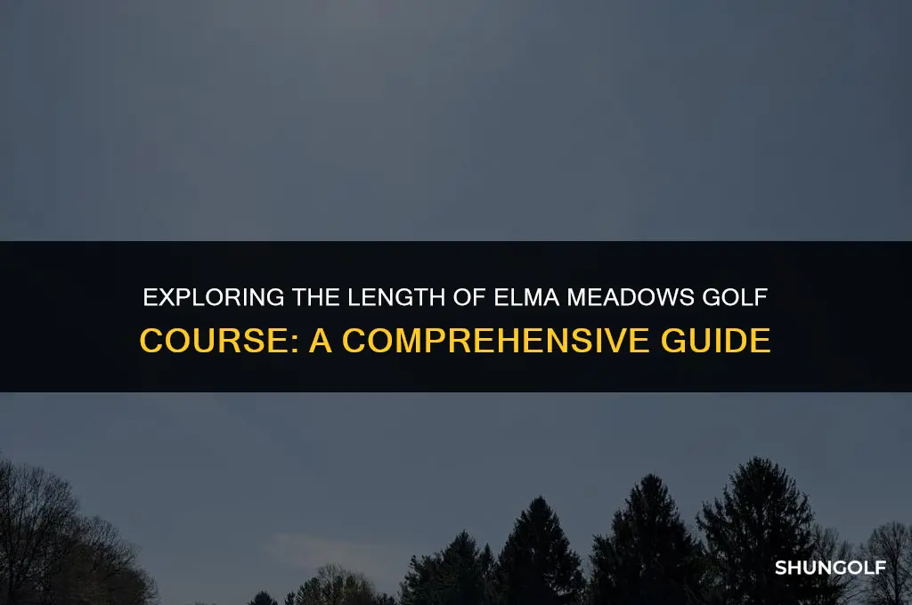 how many miles long is elma meadows golf course