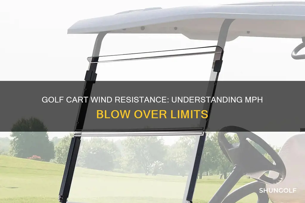 how many miles per hour blow over golf cart