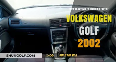 2002 Volkswagen Golf Mileage Expectations: What to Anticipate