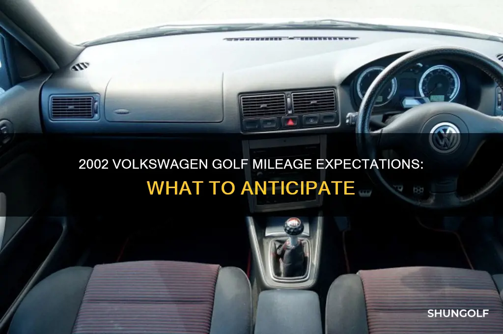 how many miles should i expect volkswagen golf 2002