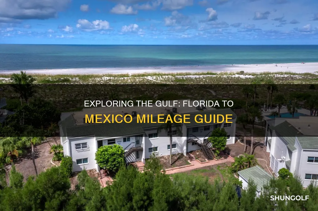 how many miles to mexico from florida on the golf