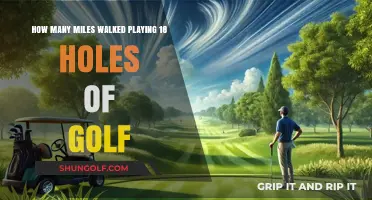 Walking the Green: Miles Covered in an 18-Hole Golf Game