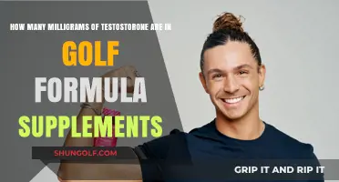 Testosterone Levels in Golf Formula Supplements: Milligram Breakdown