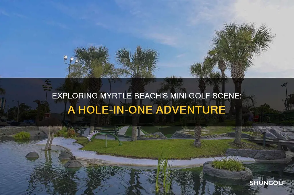 how many mini golf in myrtle beach