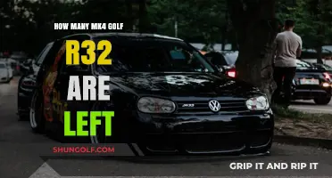 Remaining Mk4 Golf R32: A Rare Breed's Survival Count