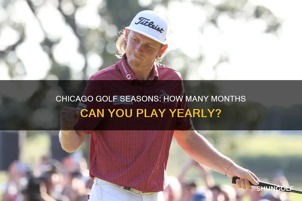 how many months a year golf in chicago