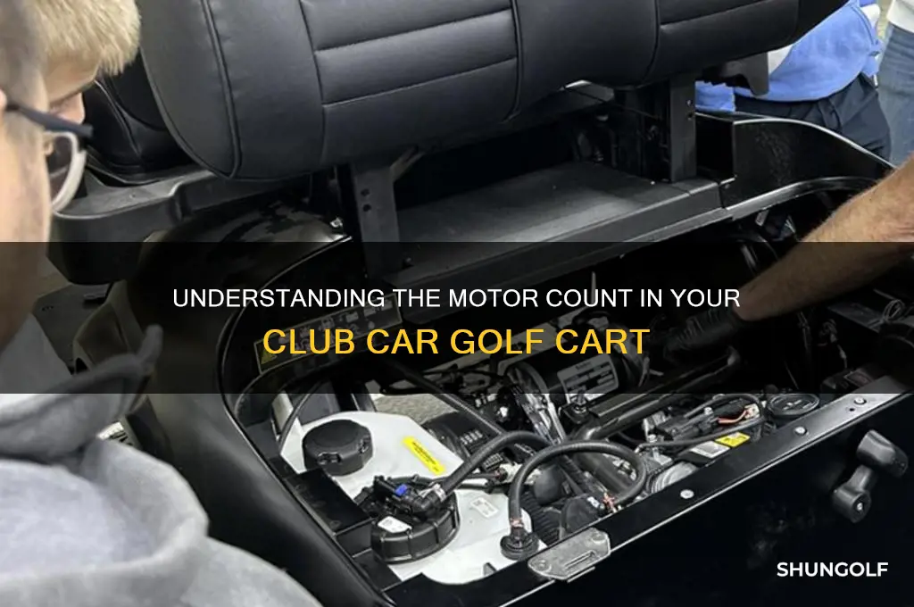 how many motors in a club car golf cart