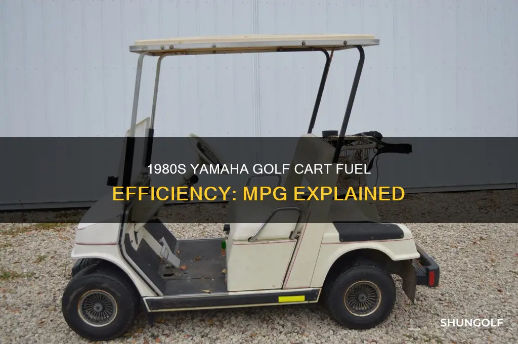 how many mpg does a 1980s yamaha golf cart get