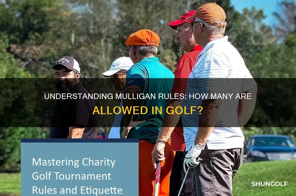 how many mulligans are allowed in golf