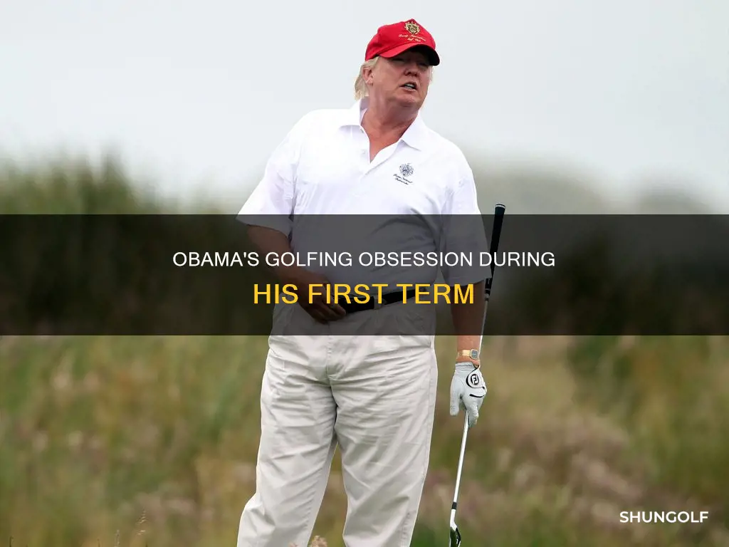 how many obama golfed 1st term