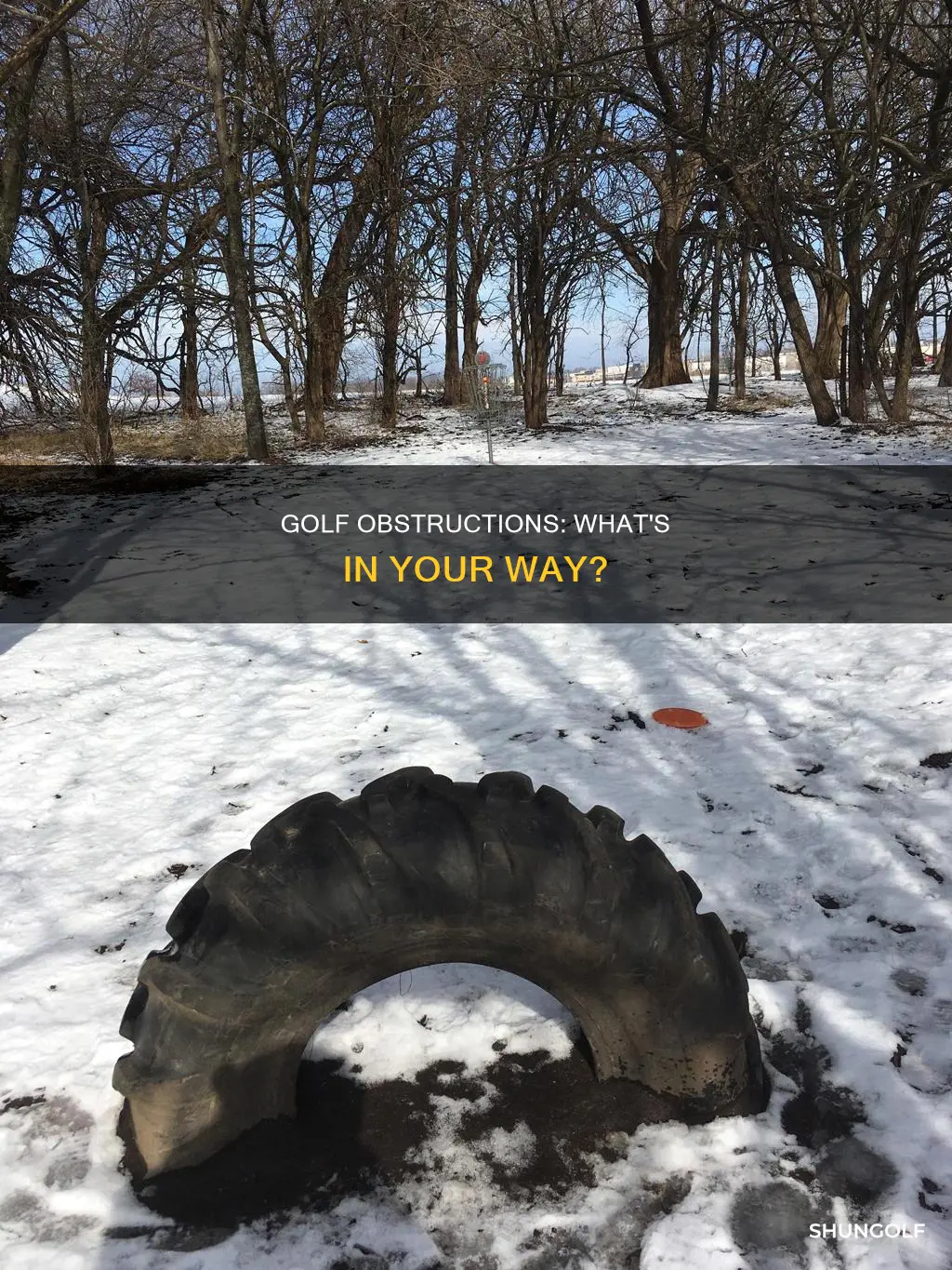how many obstructions in golf