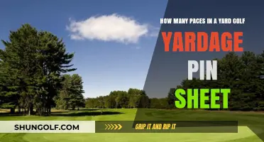 Mastering Golf Yardage: Understanding Paces in a Yard Pin Sheet