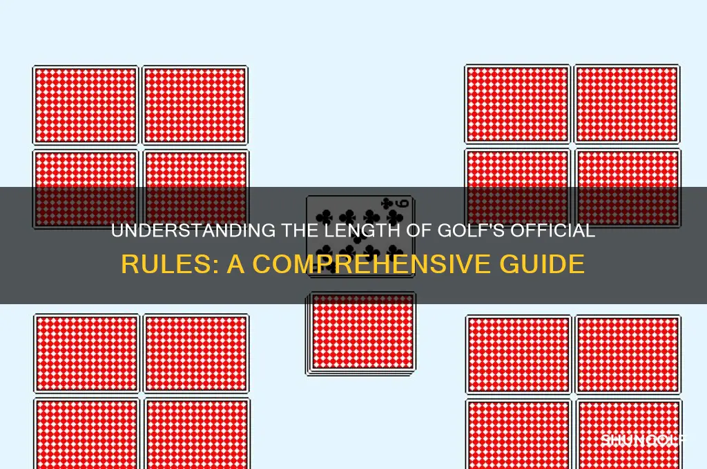 how many pages in the rules of golf