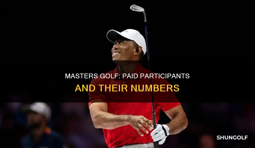 how many paid masters golf