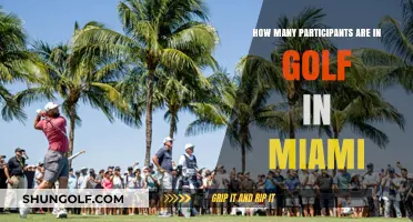 Exploring Miami's Golf Scene: Participant Numbers and Trends