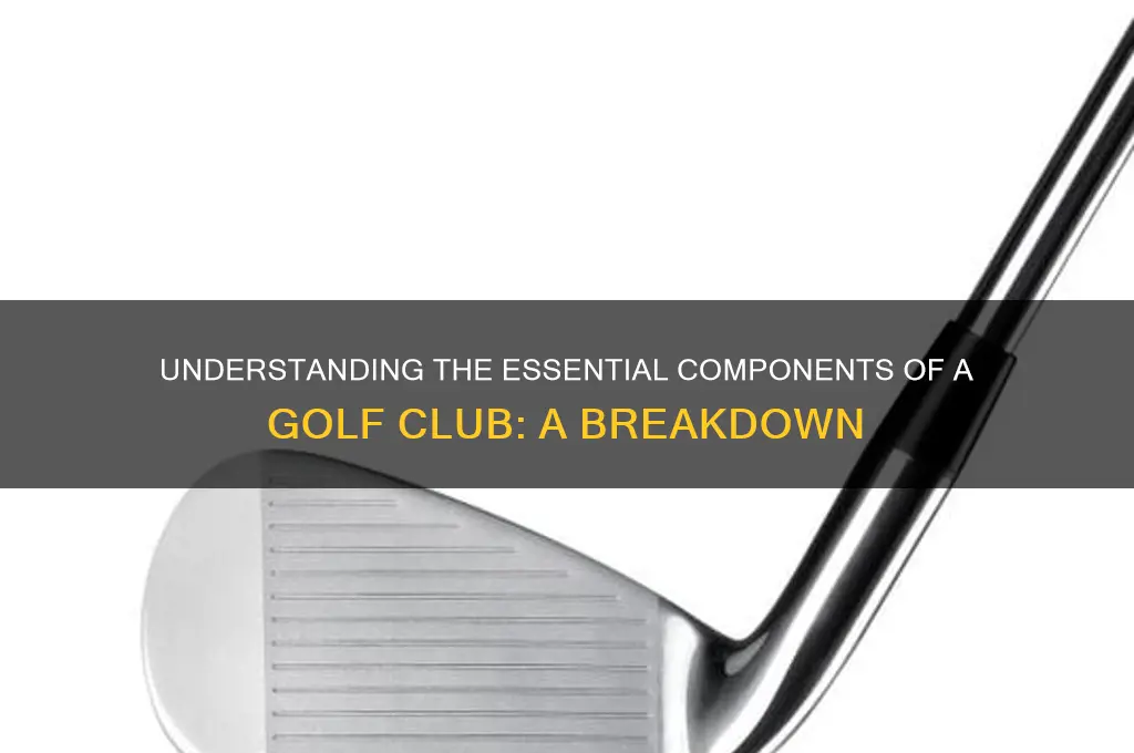 how many parts are there to a golf club