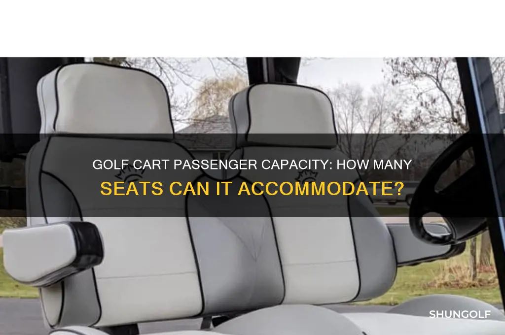 how many passenger seats can a golf cart have