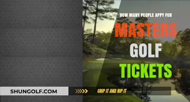 Masters Golf Tickets: Unveiling the Massive Applicant Numbers