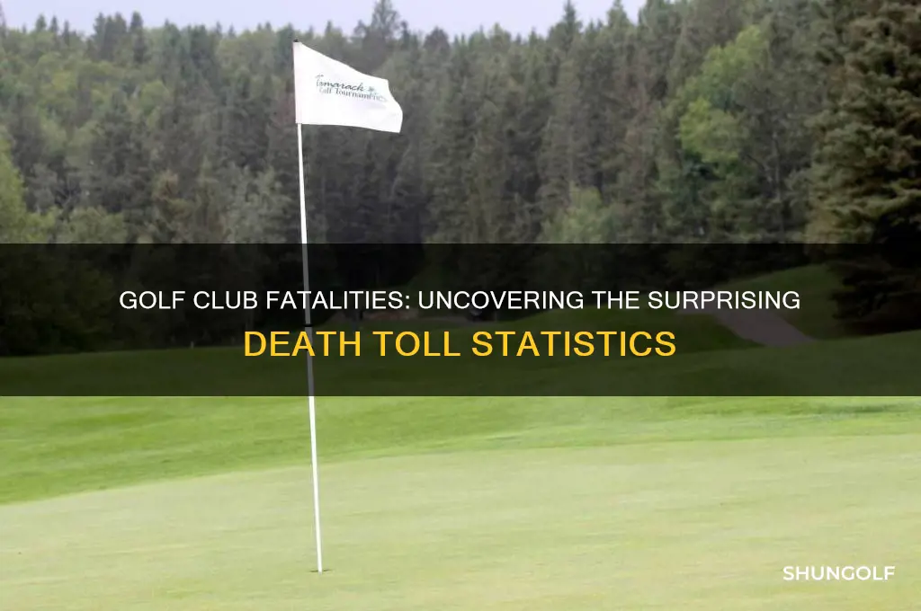 how many people are killed by golf clubs