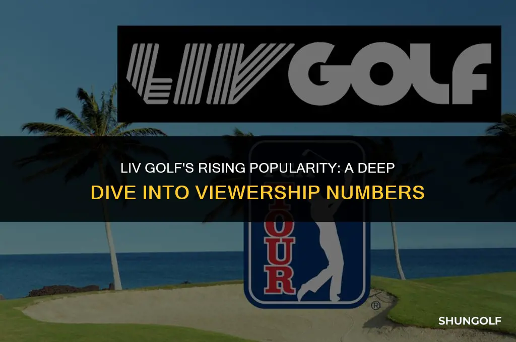 how many people are watching liv golf