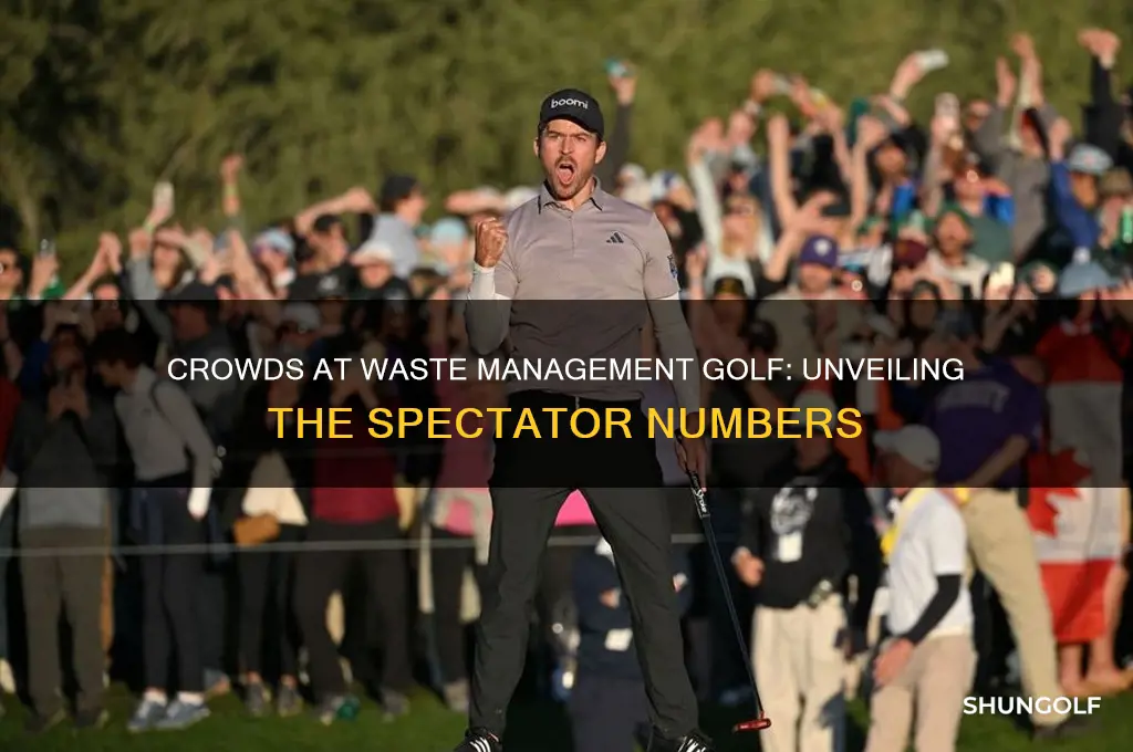 how many people at waste management golf