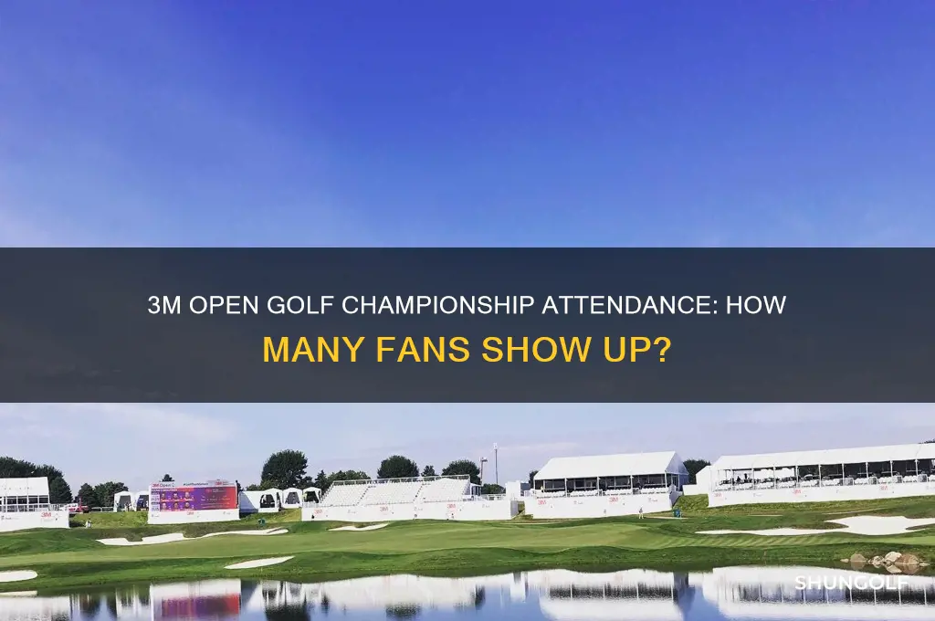 how many people attend 3m golf championship