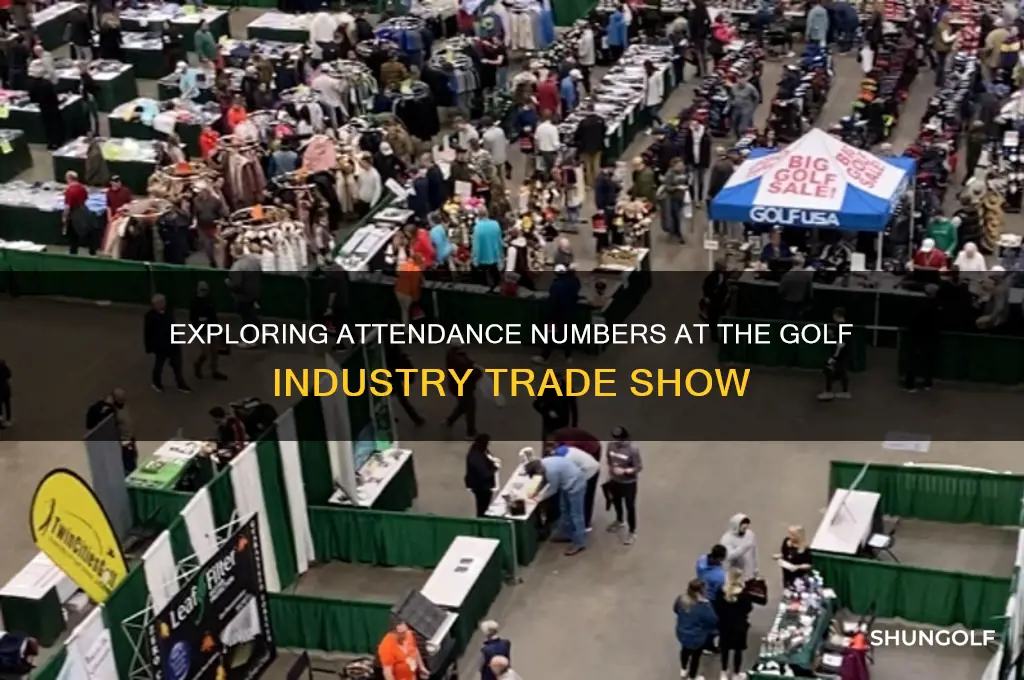 how many people attend the golf industry trade show