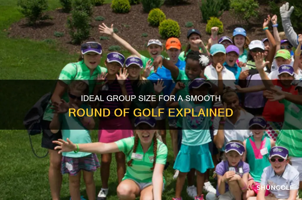 how many people can play a round of golf