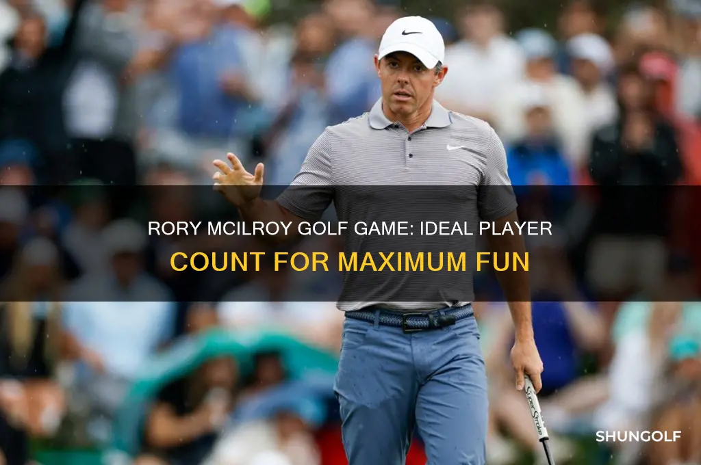how many people can play rory mcilroy golf game