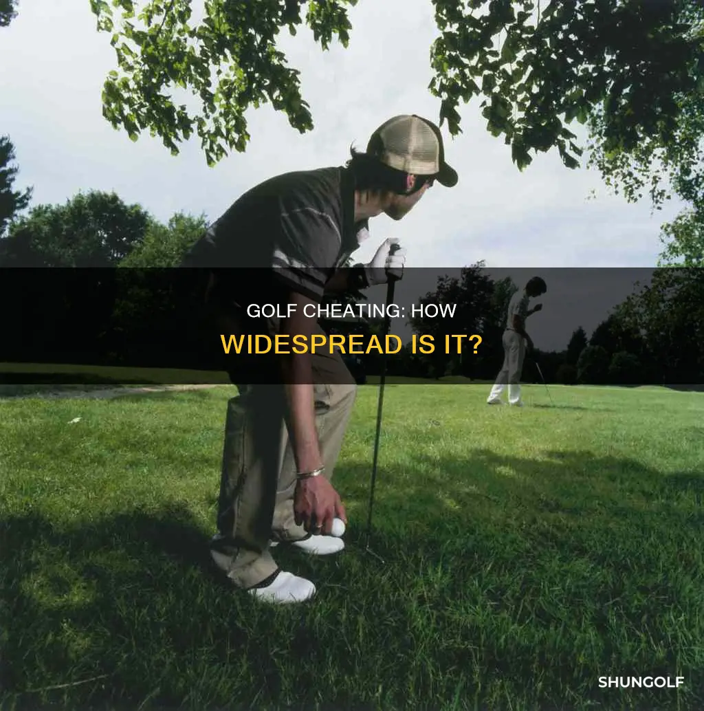 how many people cheat at golf