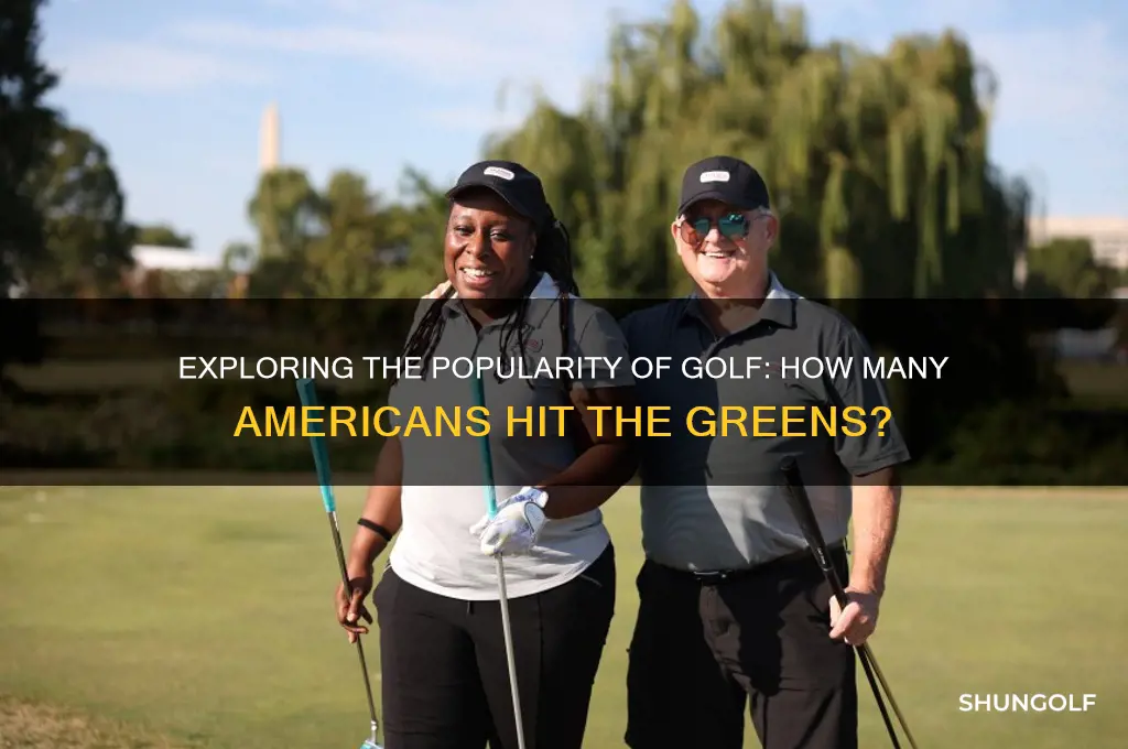 how many people go golfing in the us