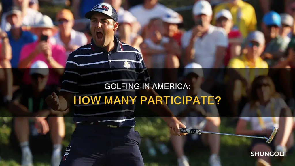 how many people golf in america