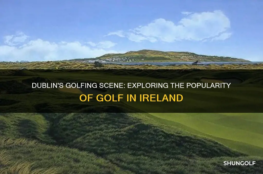 how many people golf in dublin ireland