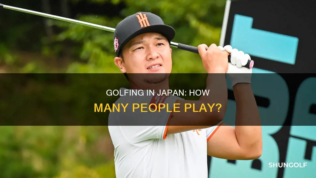 how many people golf in japan
