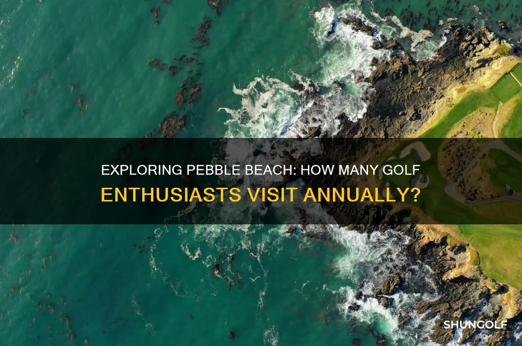 how many people golf in pebble beach