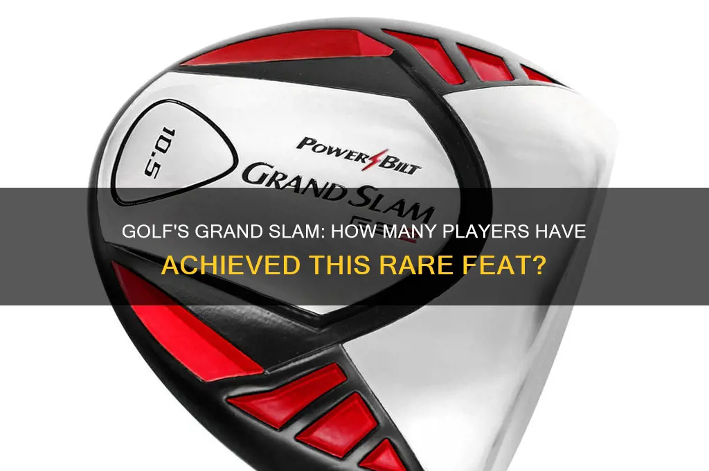 how many people have golf grand slam