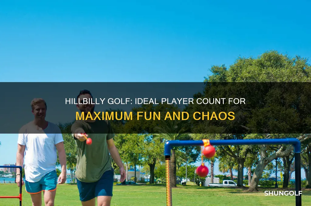 how many people in a game of hillbilly golf