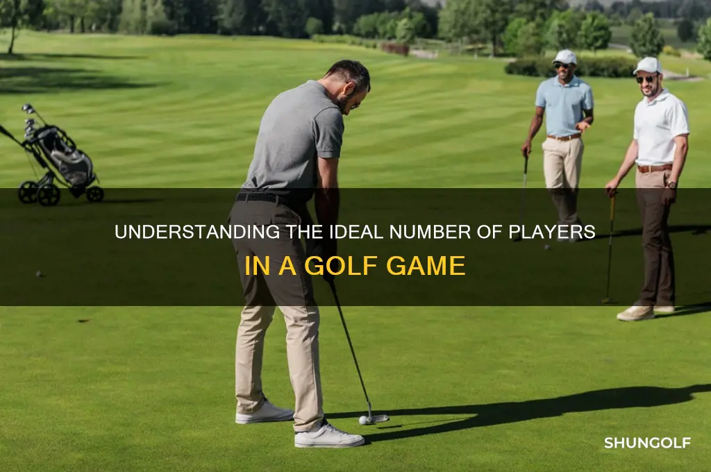 how many people in a golf game