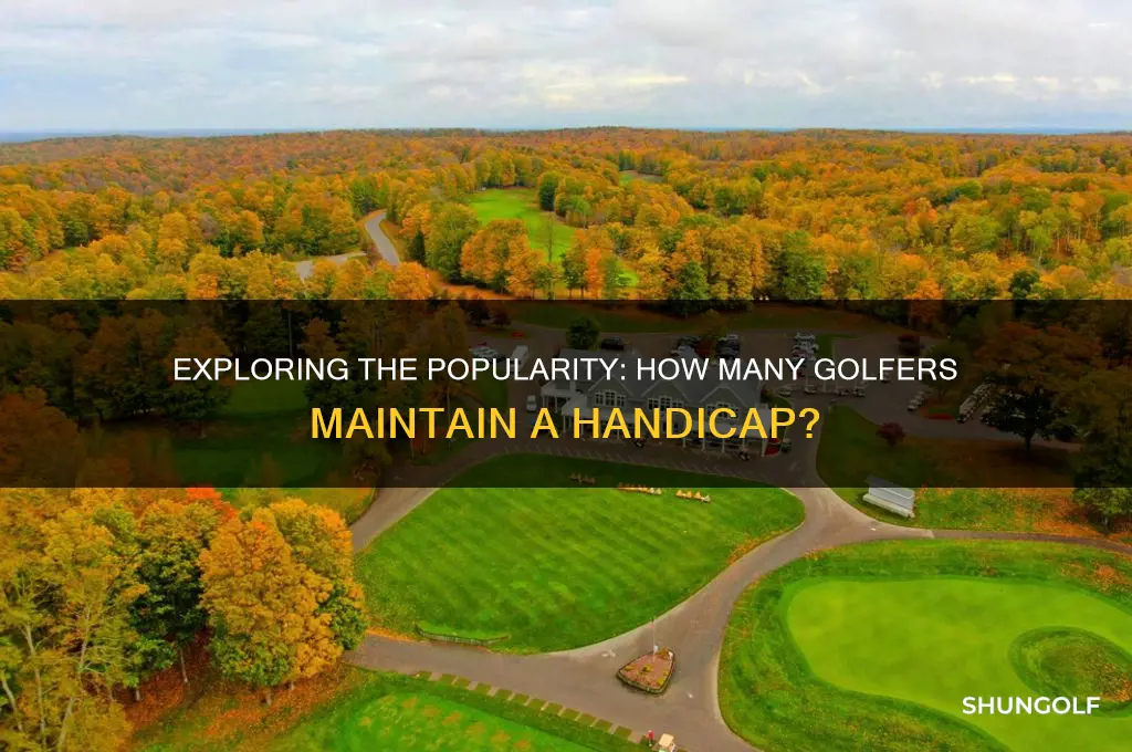how many people keep a golf handicap