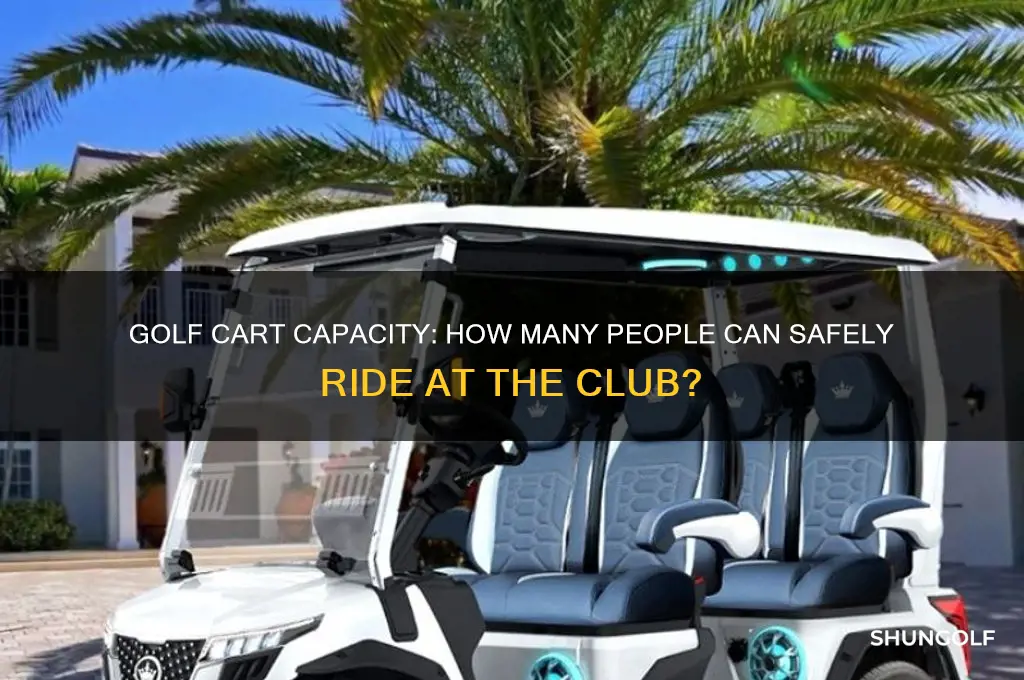 how many people per golf cart at golf club