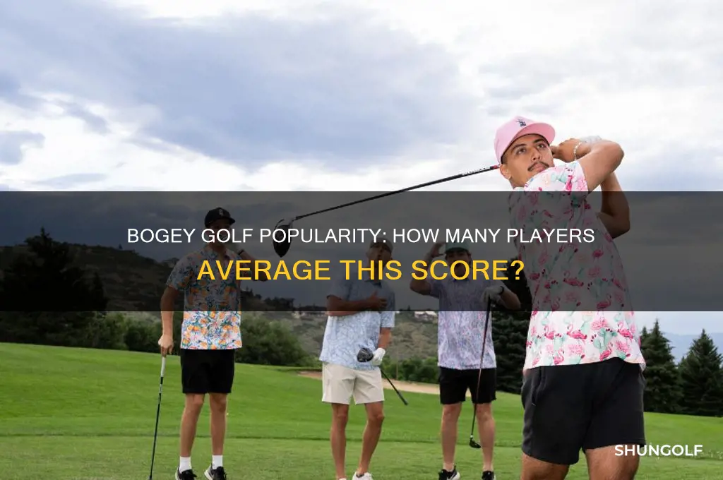 how many people play bogey golf