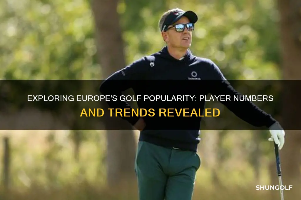 how many people play golf in europe