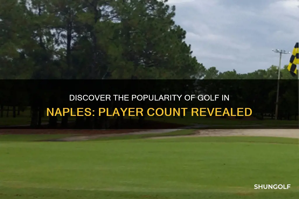how many people play golf in naples