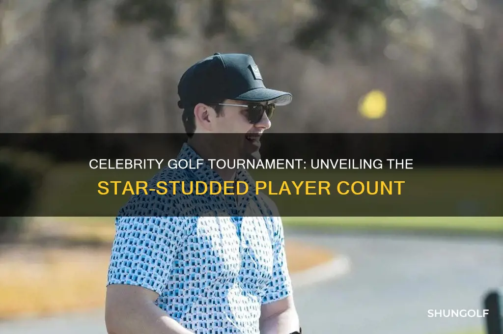how many people played in celebrity golf tournament
